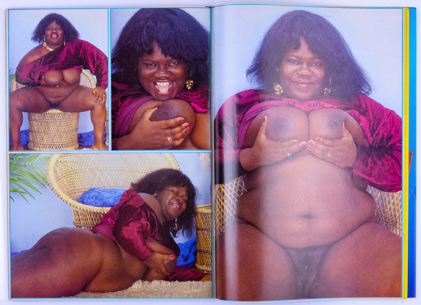 BIG GIRLS Vintage UK Softcore Adult BBW Magazine Vol. 3 No. 5 1996 - XXX Marketplace