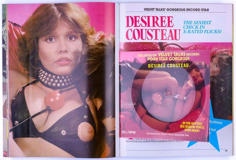 VELVET TALKS! Softcore Vintage Adult Magazine Vol. 2 No. 7 1980 Includes Vinyl EP Record - XXX Marketplace