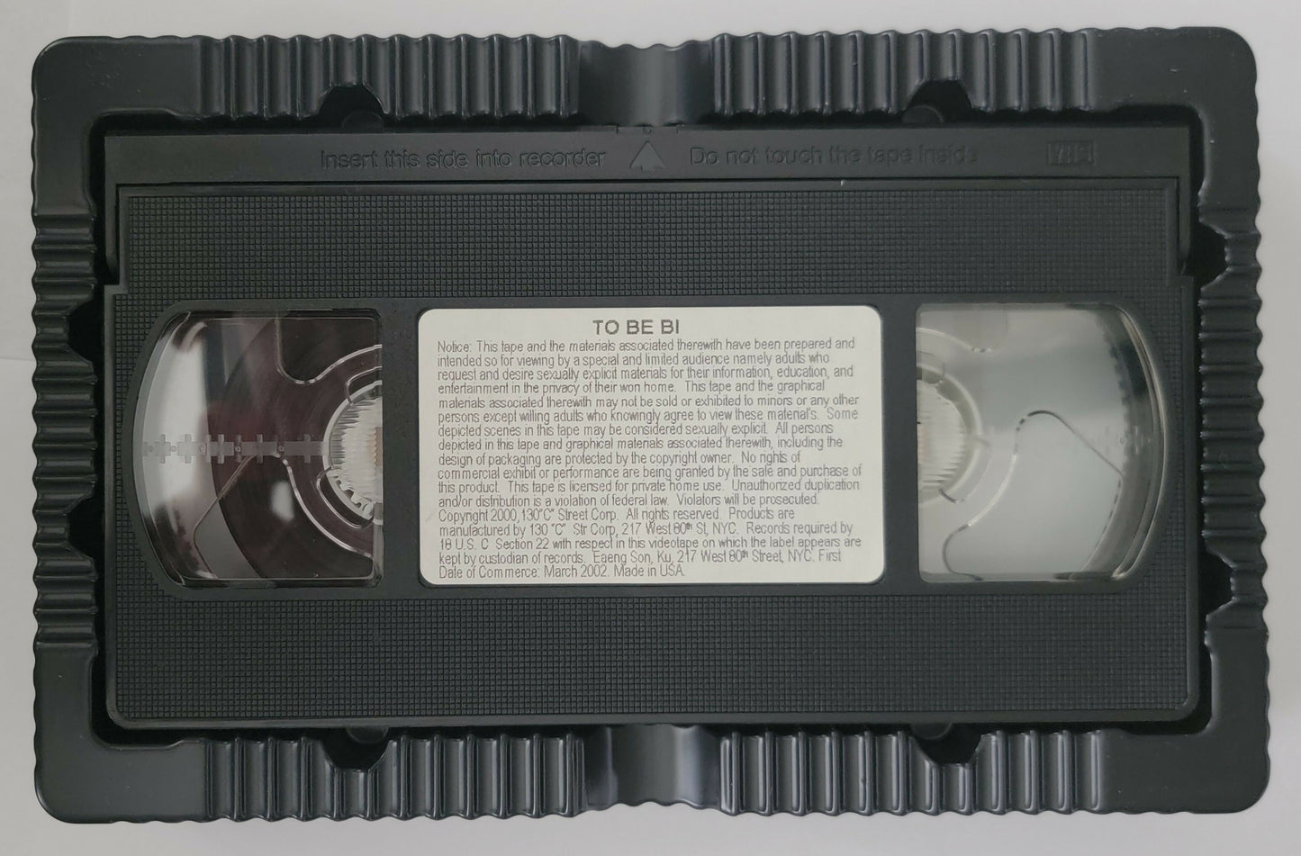 To Be Bi (2002) VHS