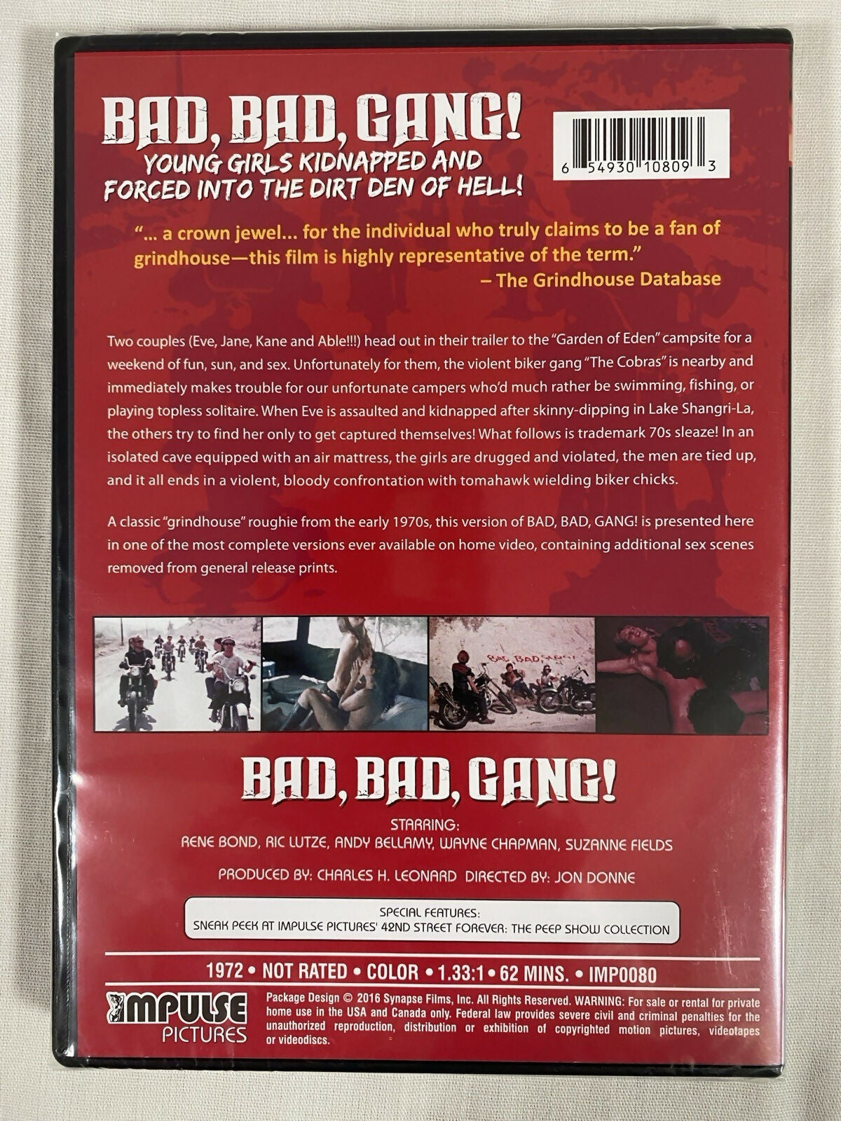 Bad Bad Gang Impulse Pictures DVD