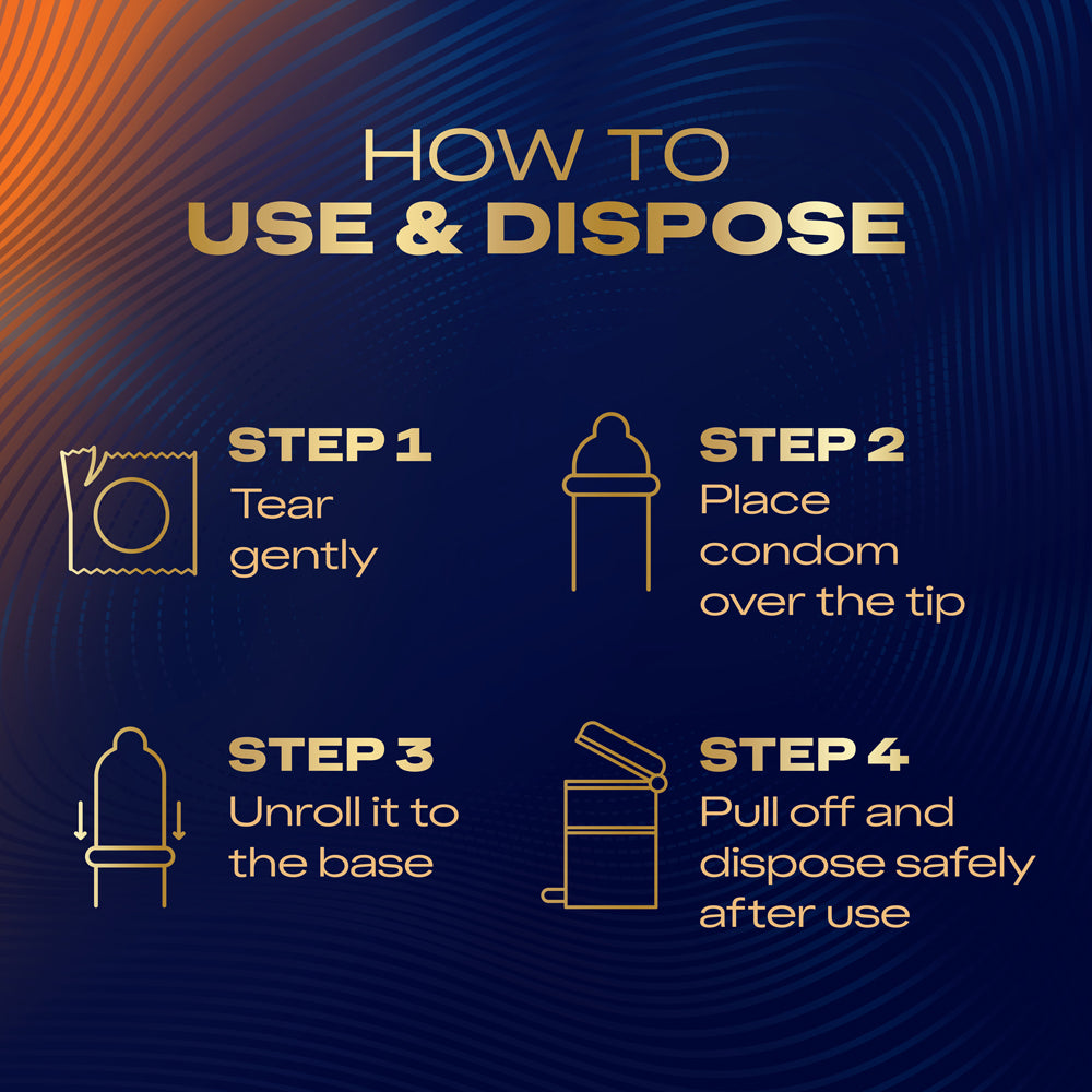 Durex Intense Nitrile Condoms 3 Pack