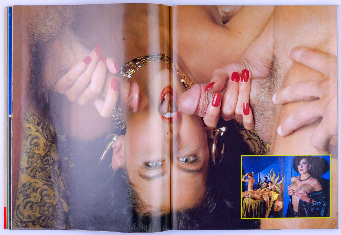 HUSTLER Vintage Softcore Adult Magazine Vol. 18 No. 7 Holiday Issue 1991 - Amber Lynn - XXX Marketplace
