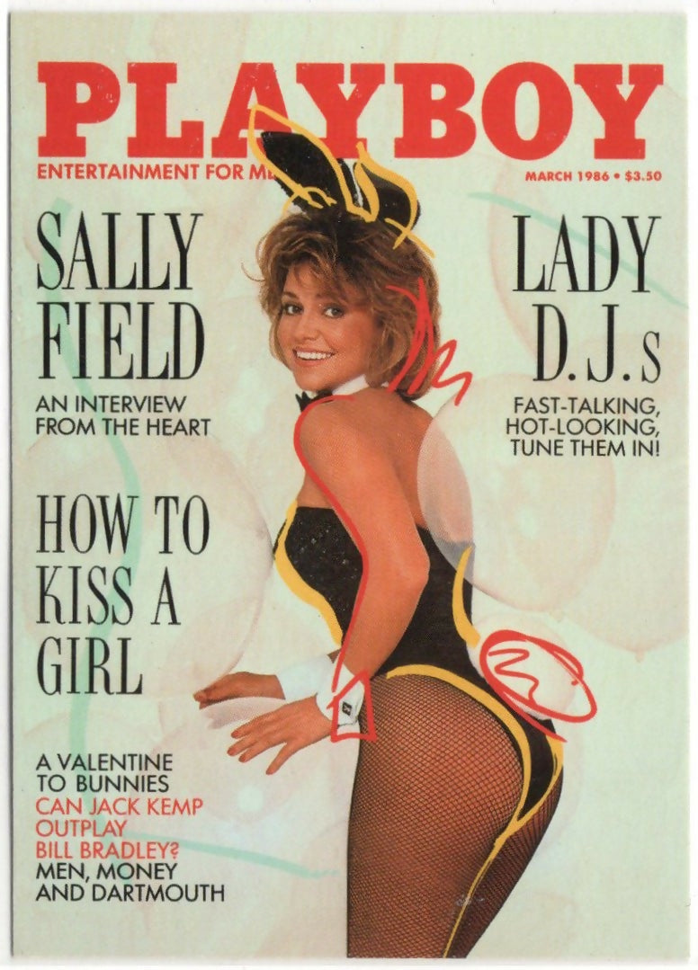 Playboy Sally Field Trading Card