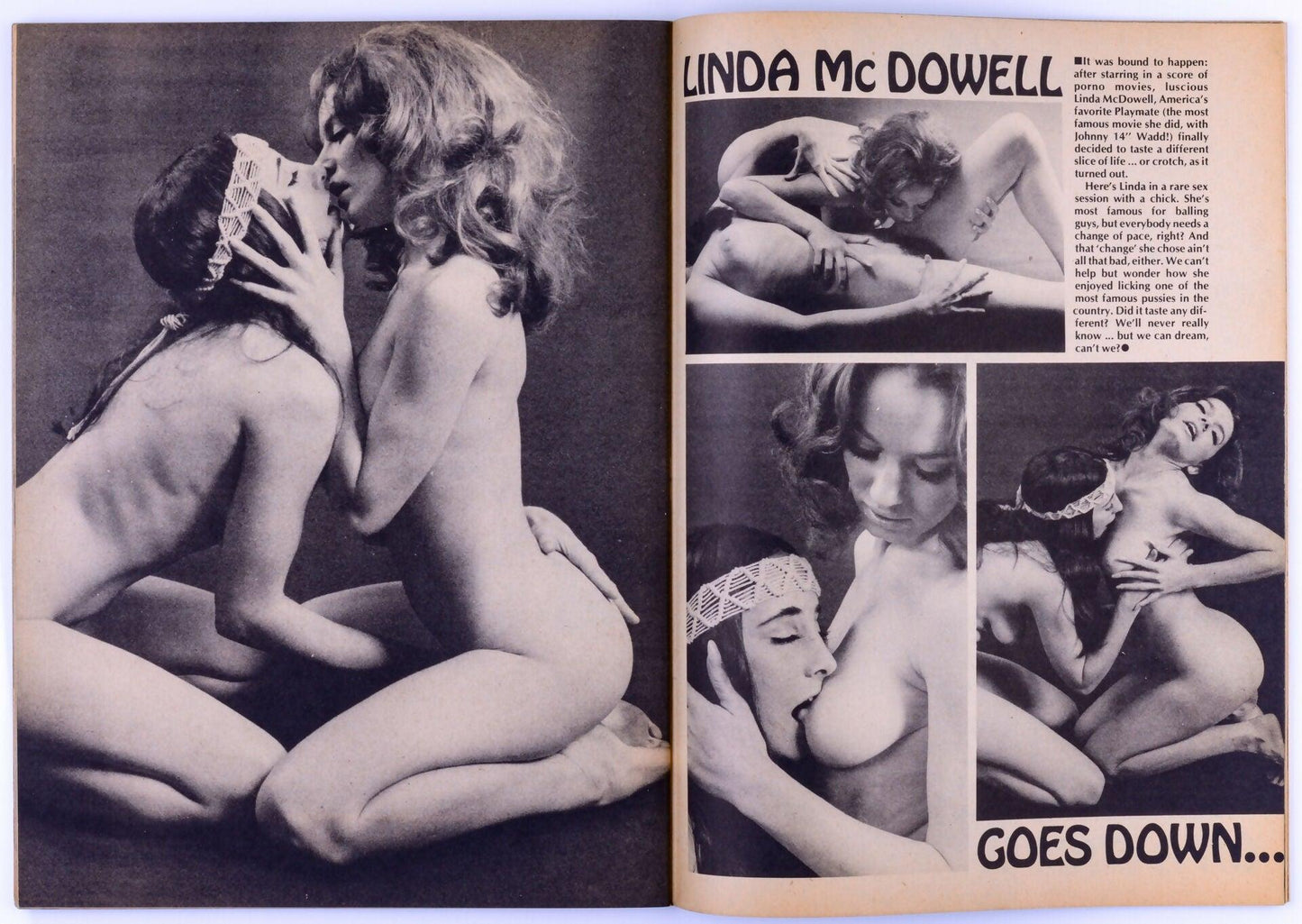 *Rare* GIRLS AROUND THE WORLD Vintage Adult Softcore Magazine Vol. 6 No. 1 March 1977 - Linda McDowell - XXX Marketplace