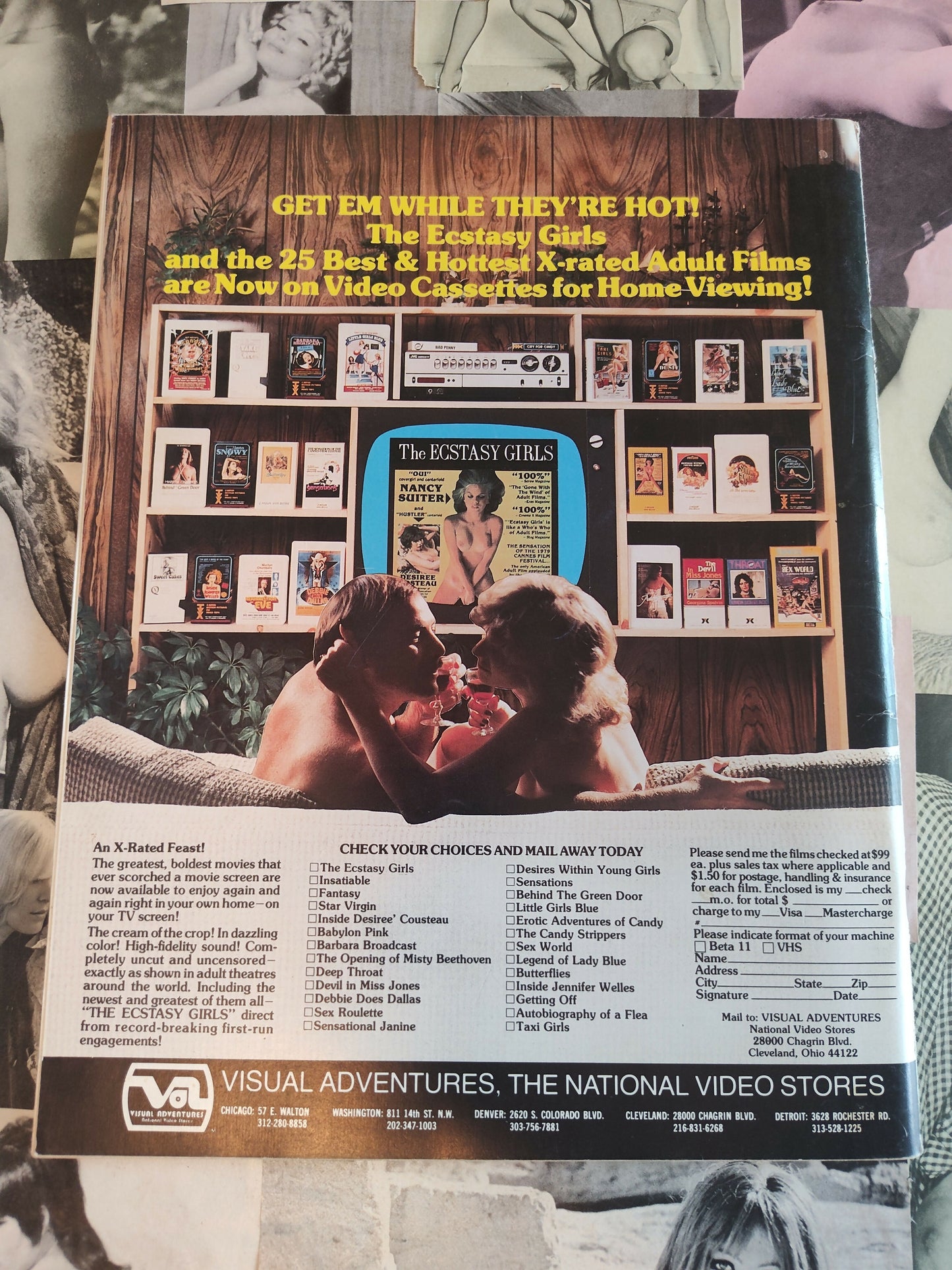 EASTERN CONNECTION WINTER 1980 SWINGERS ADS XXX VINTAGE MAGAZINE