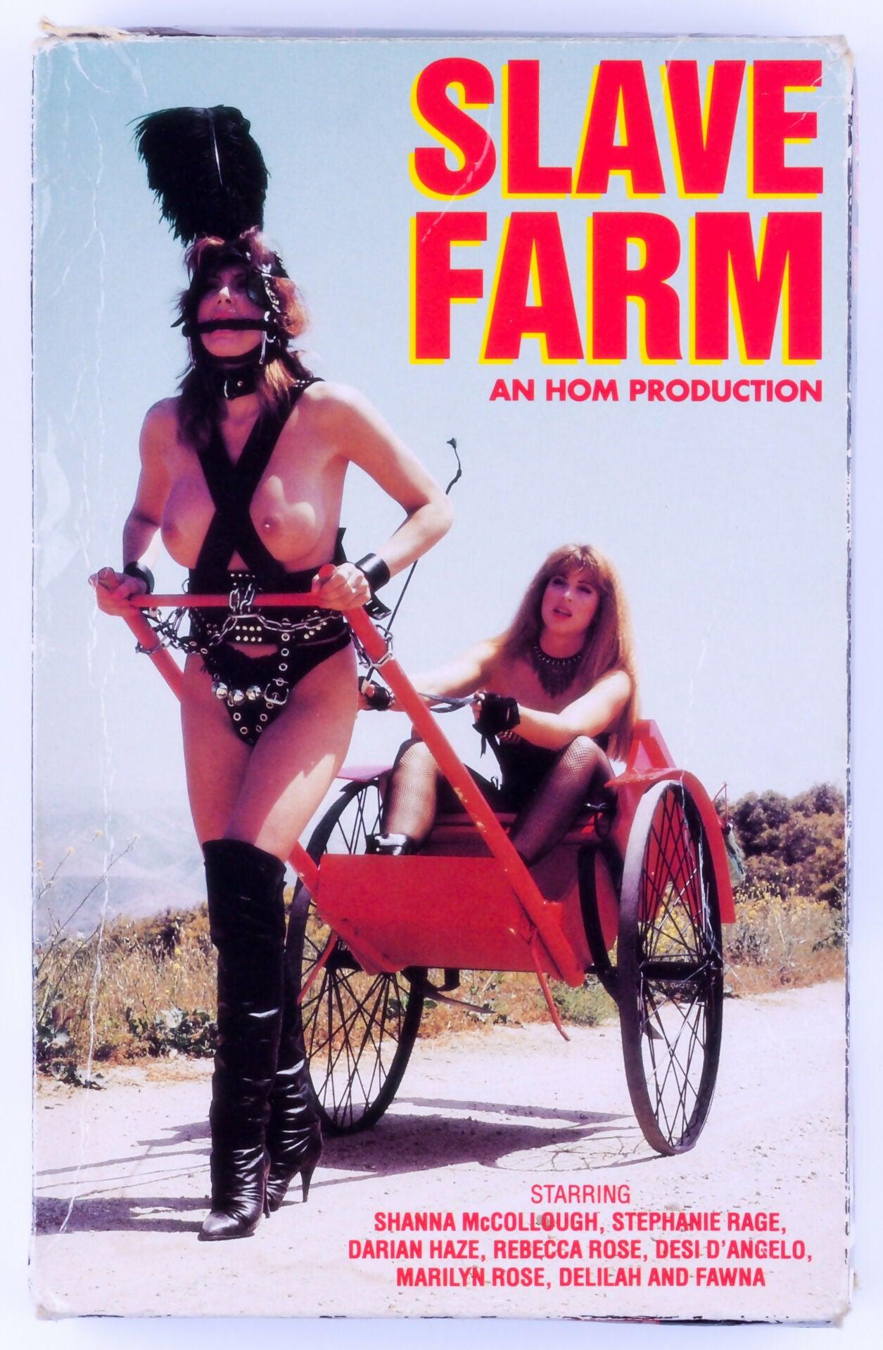 *Rare* SLAVE FARM Lesbian BDSM VHS Tape 1991 Starring Shanna McCollough, Stephanie Rage & Fawna - XXX Marketplace