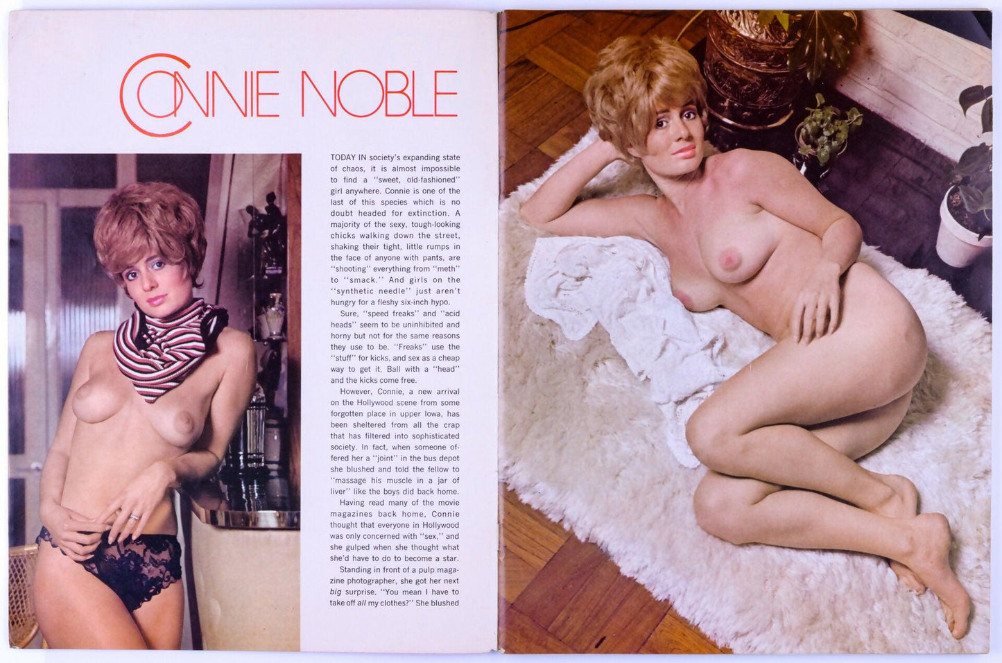 MODERN MAN Vintage Softcore Adult Magazine Vol. XXI No. 5 May 1971 - Joyce Gibson, Connie Nobel, Susane Randall, Nadine De Rango - XXX Marketplace