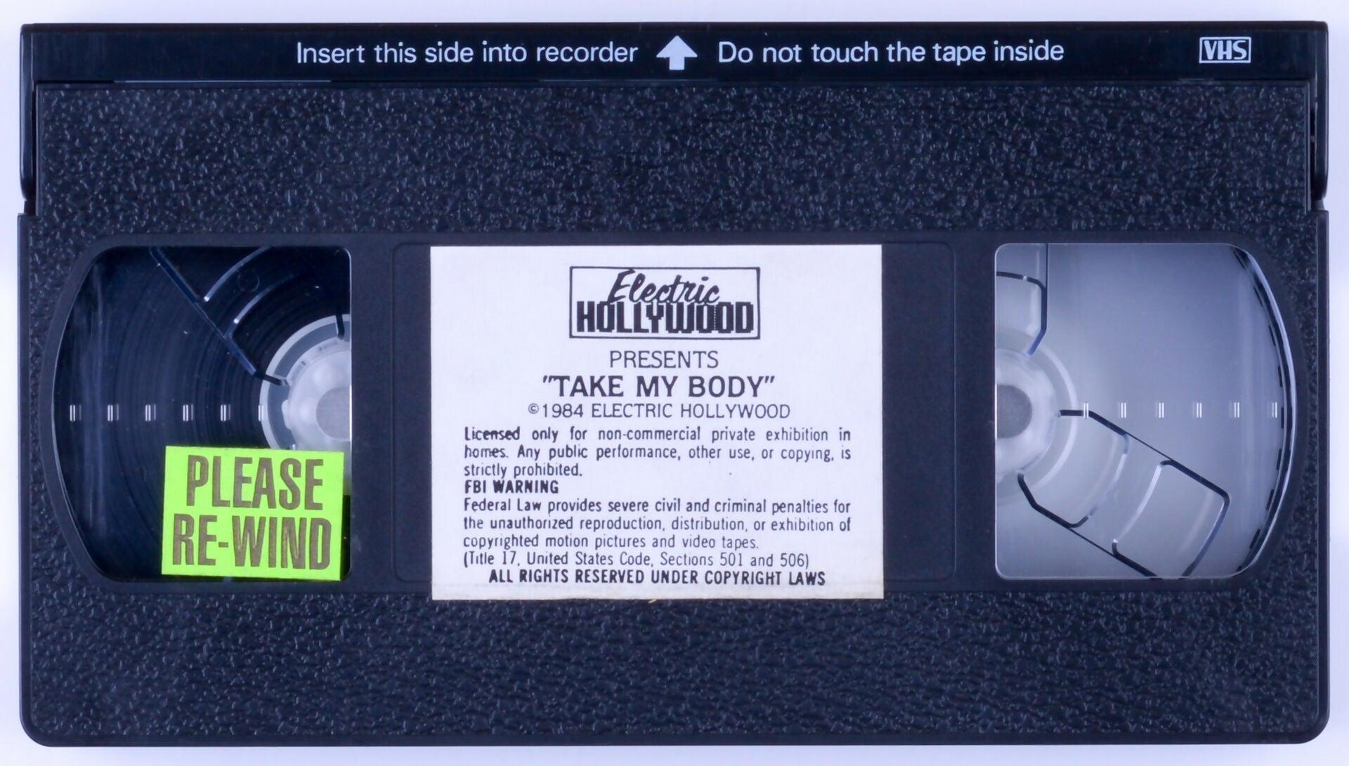 *Rare* TAKE MY BODY Adult VHS Tape ELECTRIC HOLLYWOOD 1984 - Olinka Hardiman, Buffy Davis, Cathy Menard, Laura Clair - XXX Marketplace