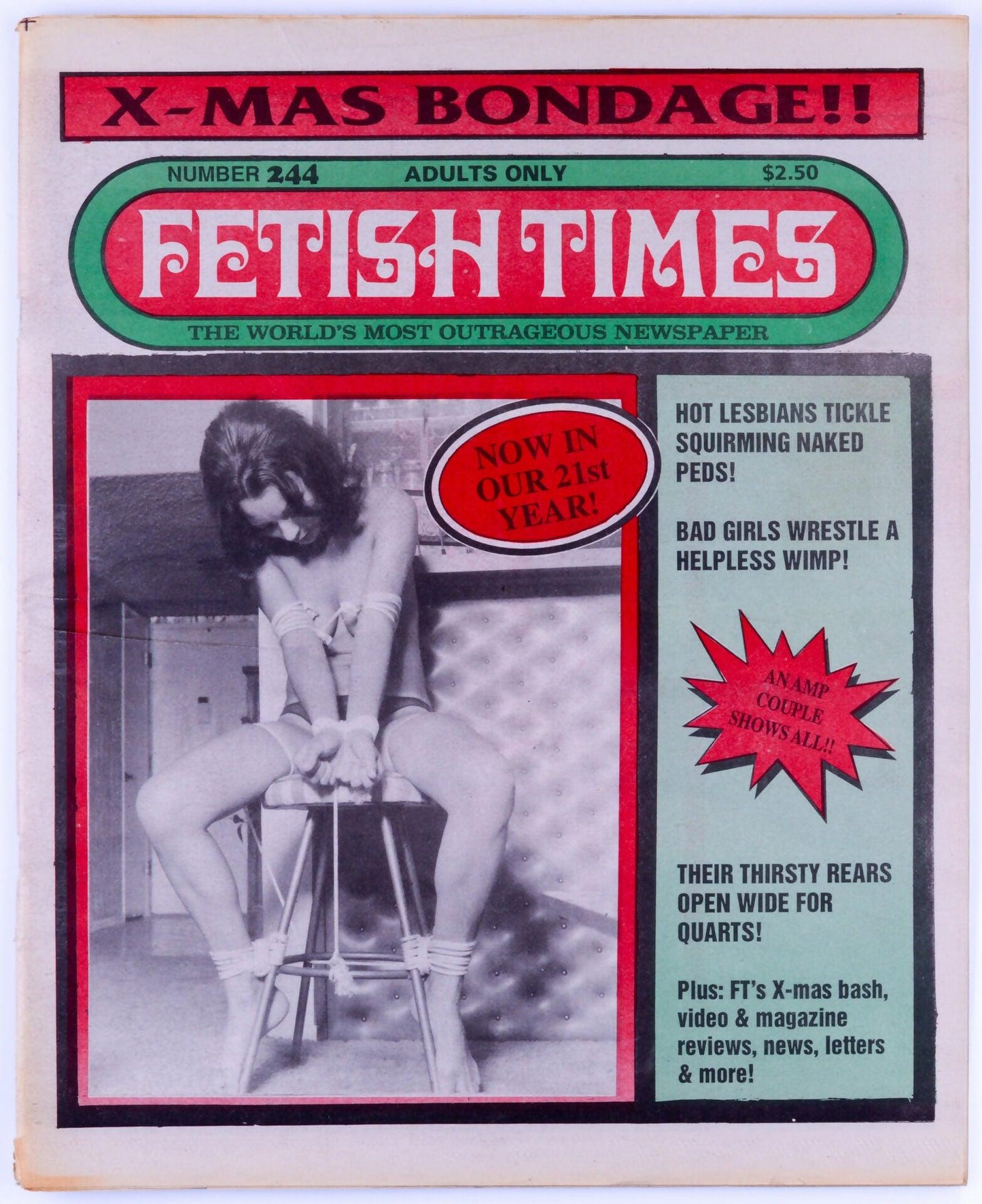 FETISH TIMES X-MAS BONDAGE!! NEWSPAPER NO. 244 1993 - XXX Marketplace