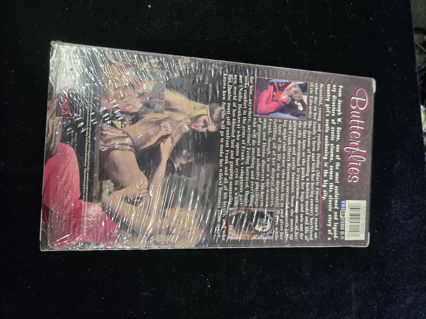 Butterflies VHS by Joseph W Sarno