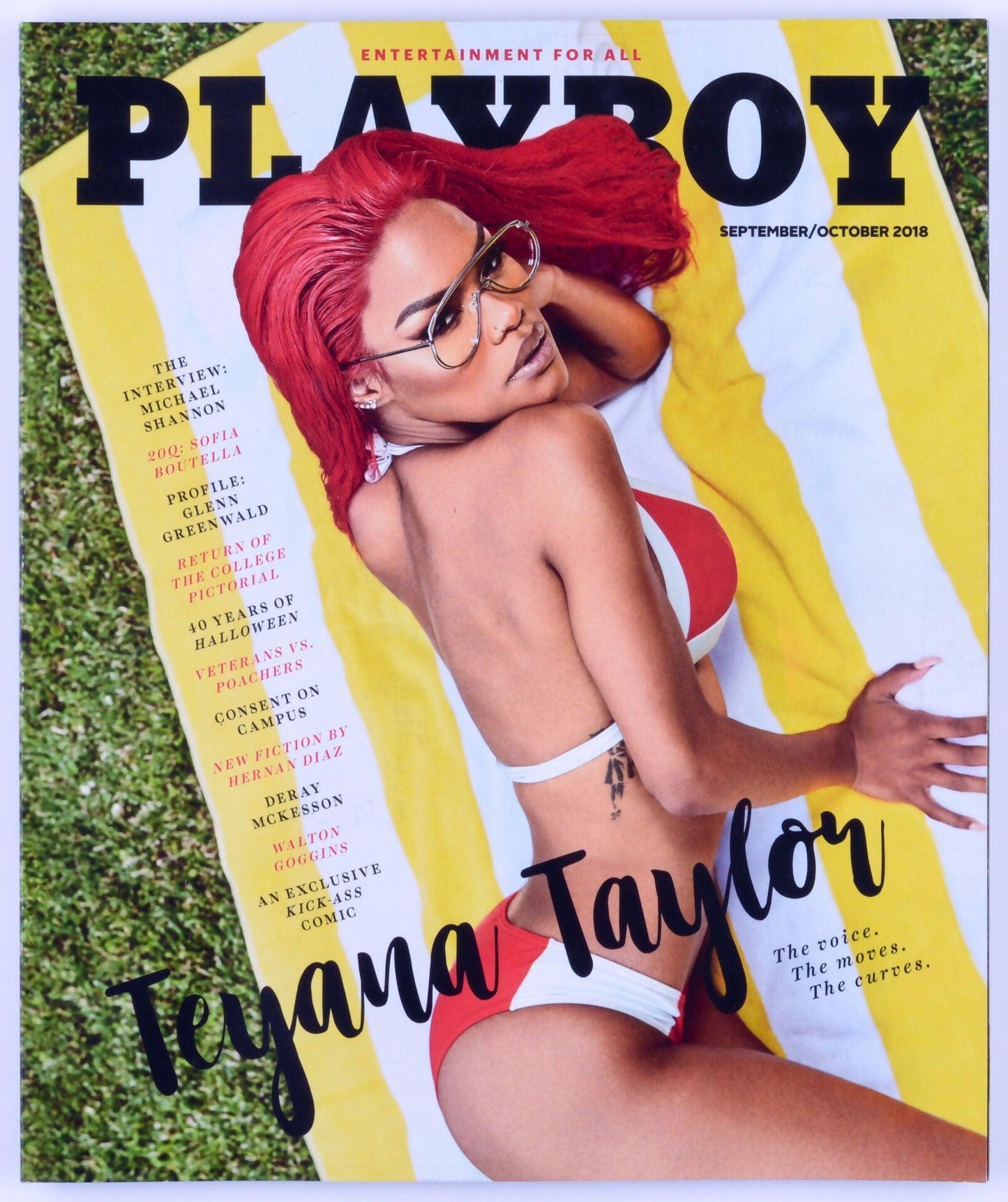 PLAYBOY MAGAZINE September/October 2018 - Teyana Taylor, Kirby Griffin, Jocelyn Corona - XXX Marketplace