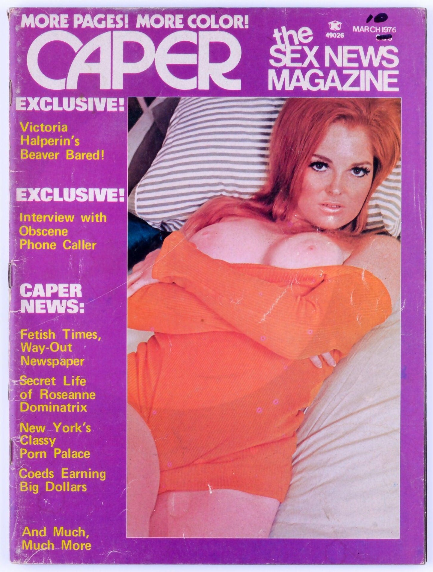 CAPER Vintage Softcore Adult Magazine Vol. 18 No. 2 March 1976 - XXX Marketplace
