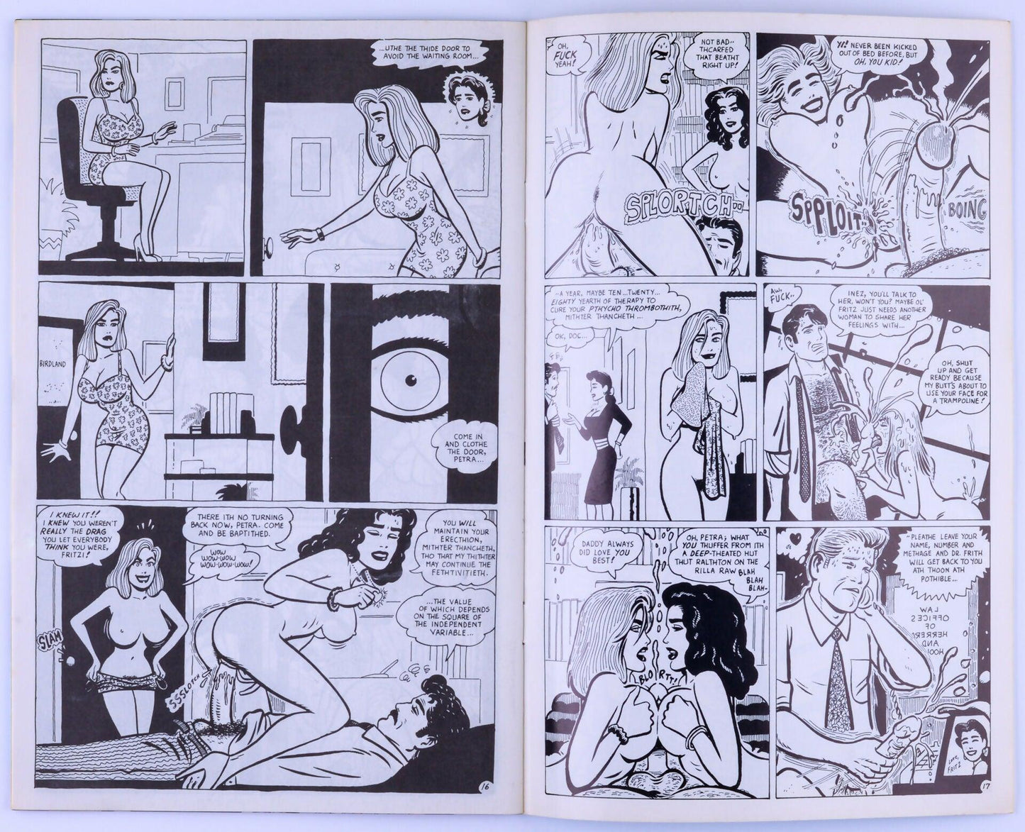 BIRDLAND Adult Comic Book Vol. 2 No. 3 February 1991 By Gilbert Hernandez EROS COMIX - XXX Marketplace
