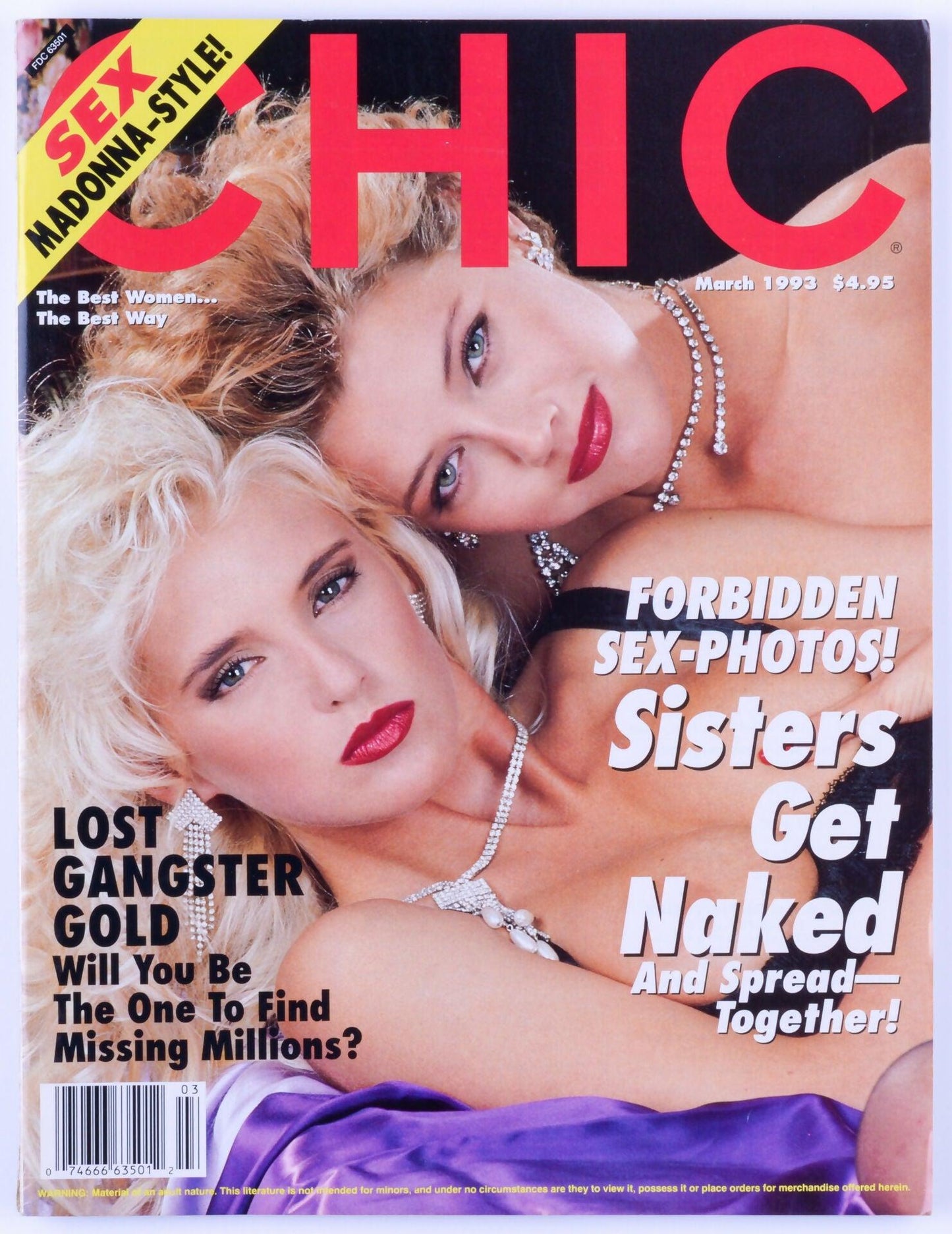 CHIC Softcore Adult Magazine Vol. 17 No. 5 March 1993 - XXX Marketplace