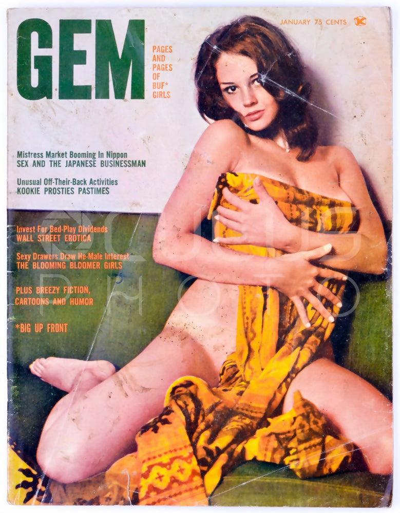 GEM Vintage Softcore Adult Big Boobs Magazine Vol. 11 No. 5 January 1969 - XXX Marketplace