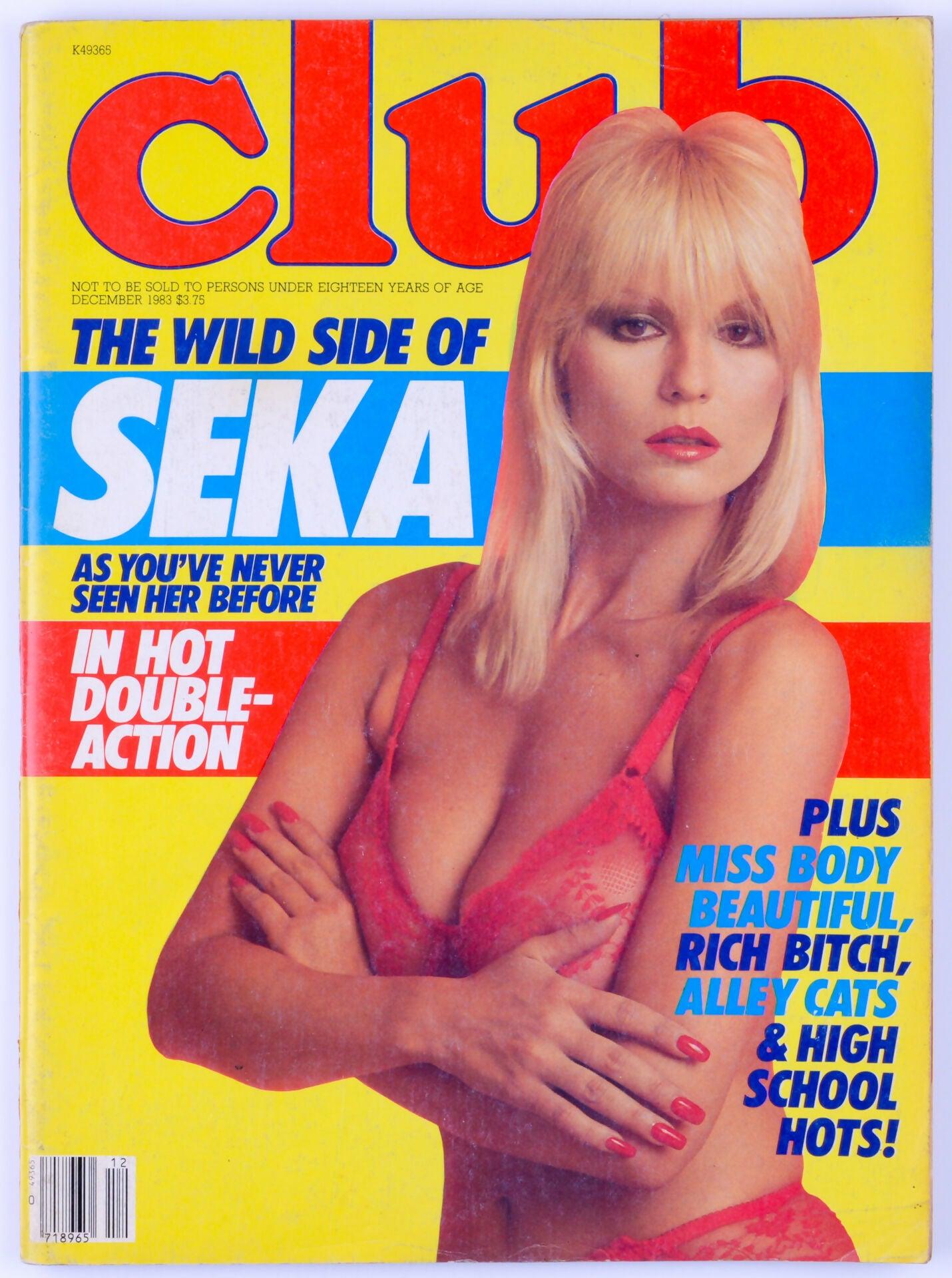 CLUB Softcore Adult Magazine Vol. 9 Issue 11 December 1983 Paul Raymond Publications - Seka - XXX Marketplace