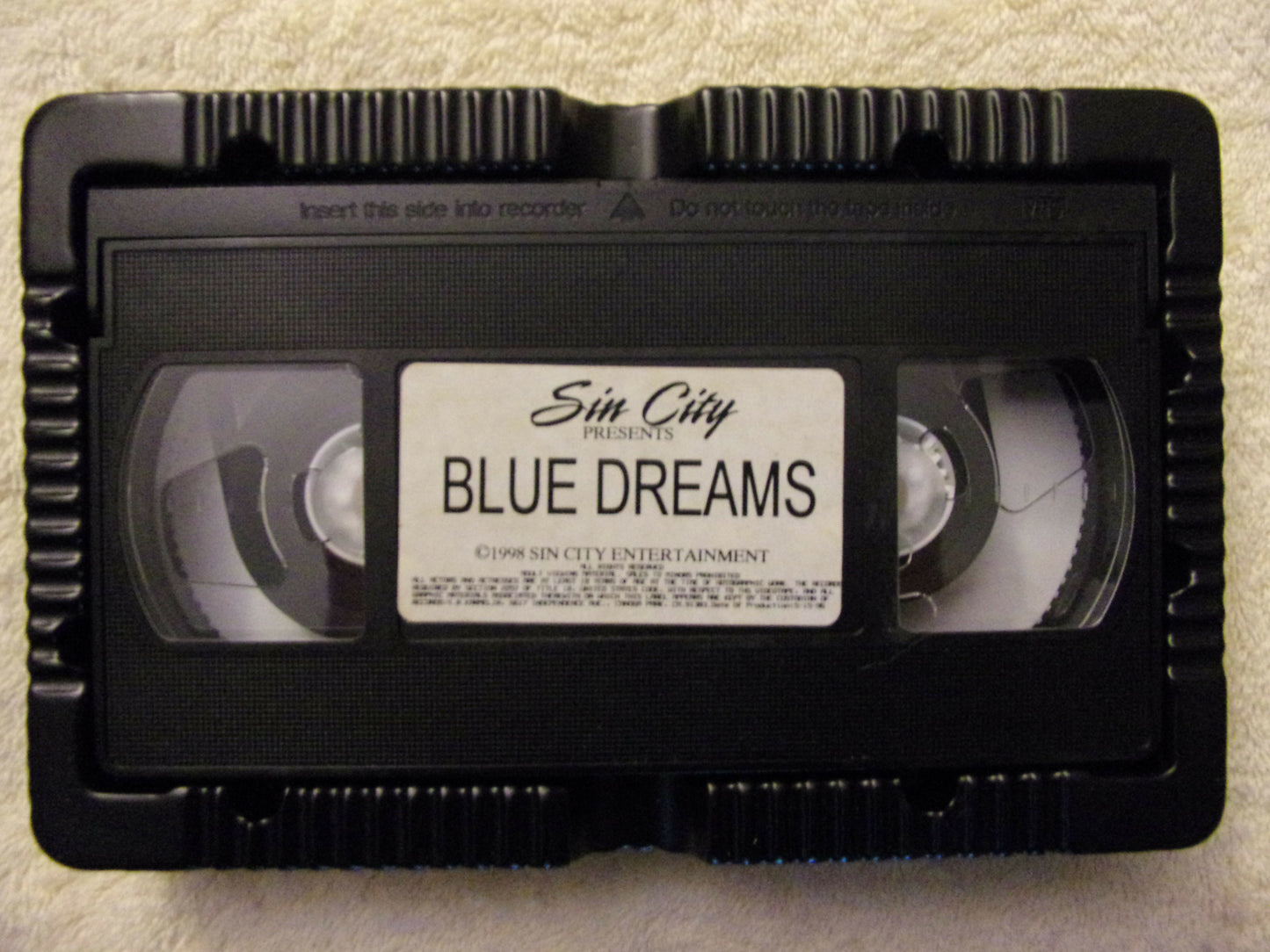 Bud Lee's Blue Dreams Sin City Big Box VHS VCR Tape