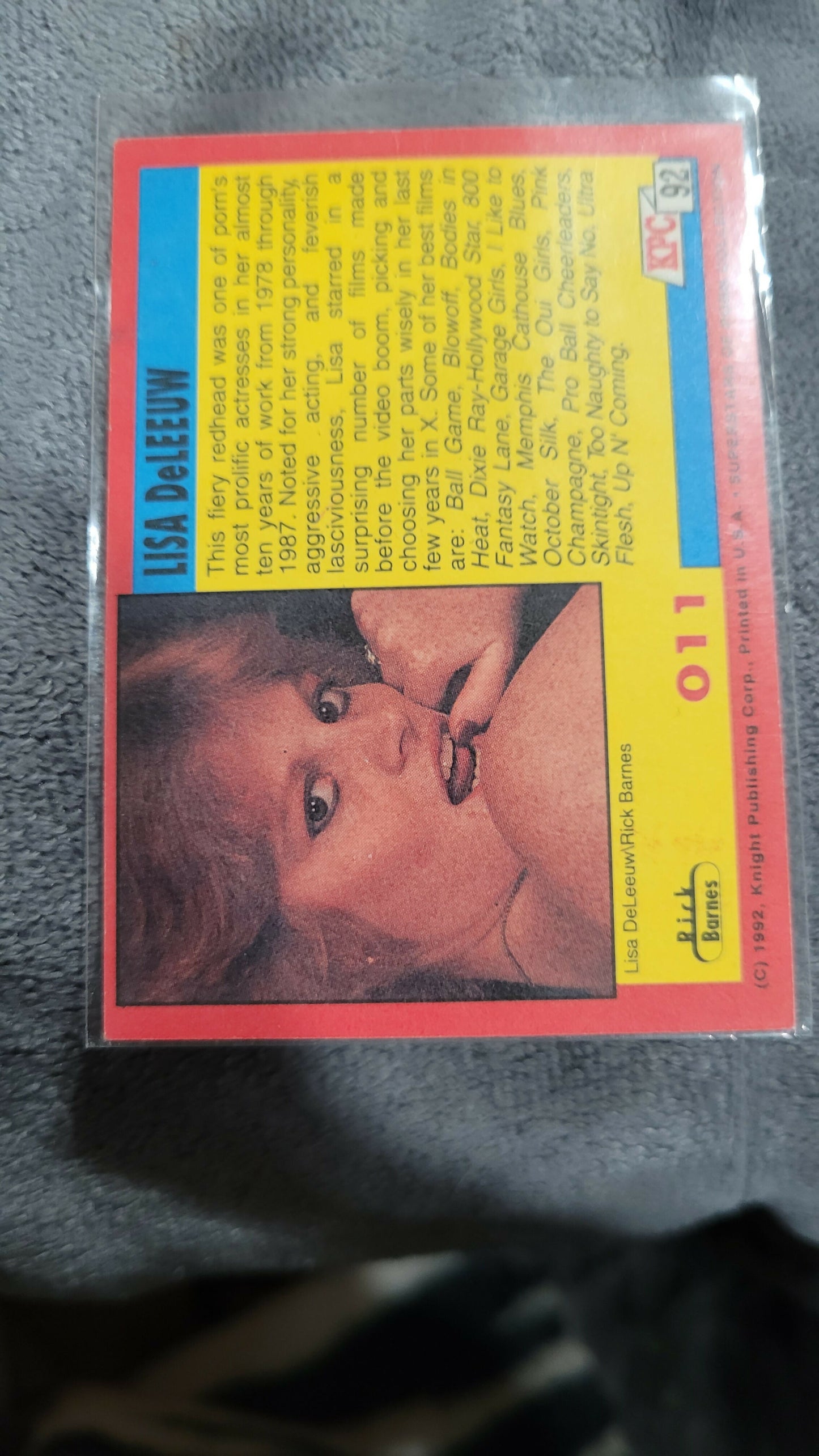 Lisa DeLeeuw card # 011