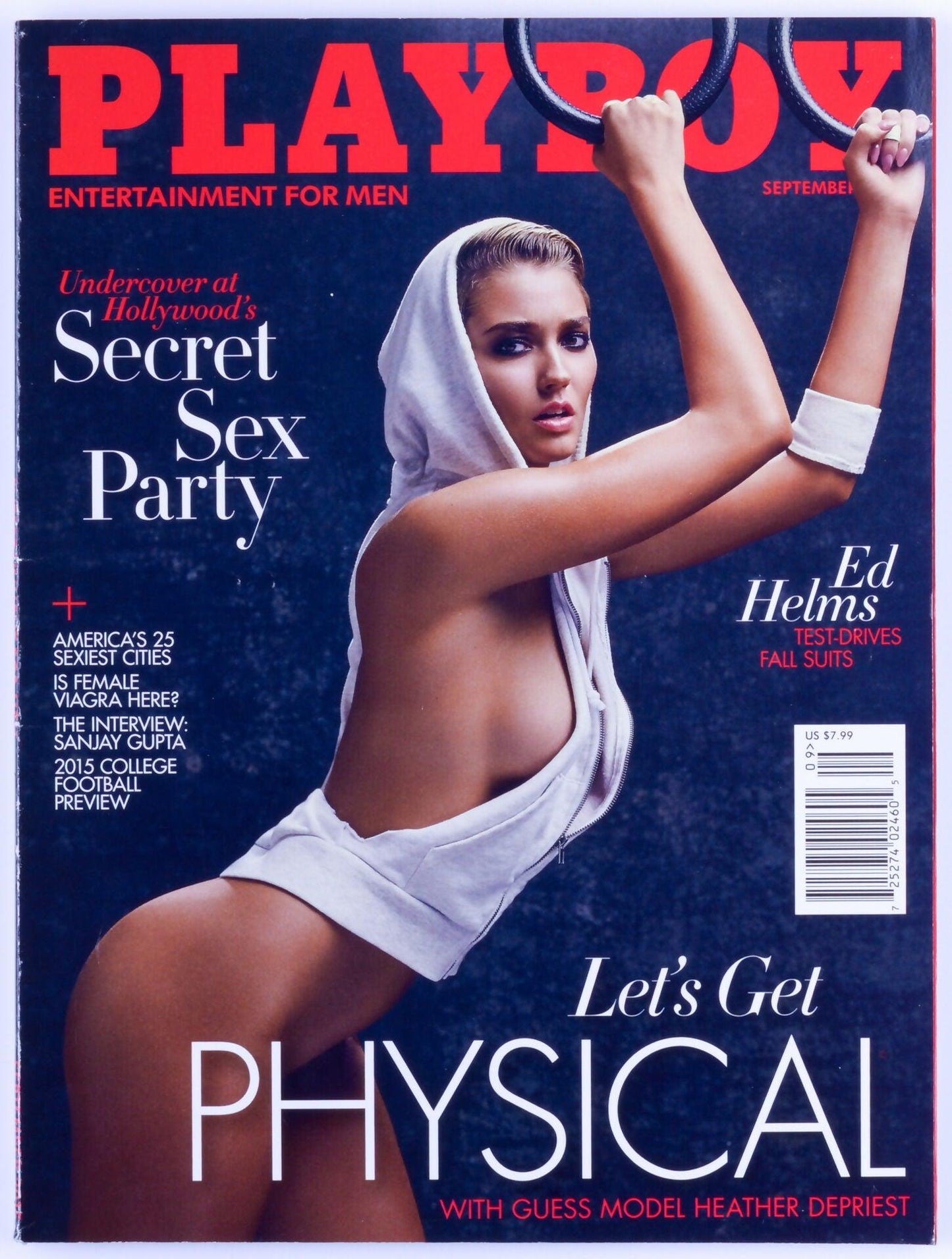 PLAYBOY ENTERTAINMENT FOR MEN MAGAZINE FOR MEN September 2015 - Heather Depriest - XXX Marketplace