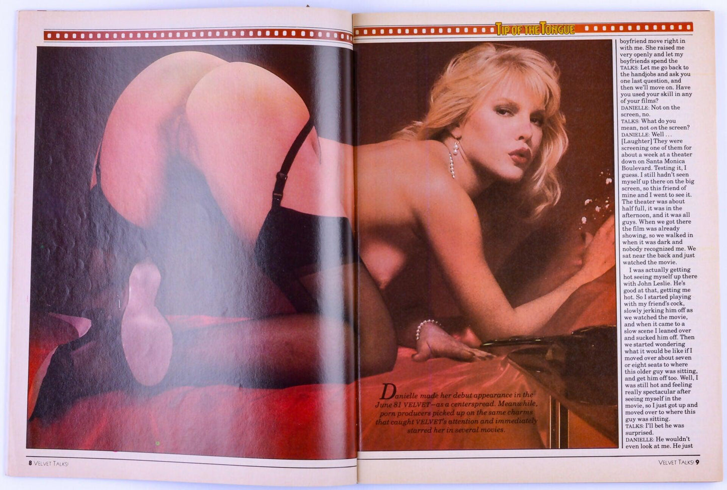 VELVET TALKS! EROTIC FILM GUIDE Softcore Vintage Adult Magazine Vol. 4 No. 3 March 1982 - XXX Marketplace