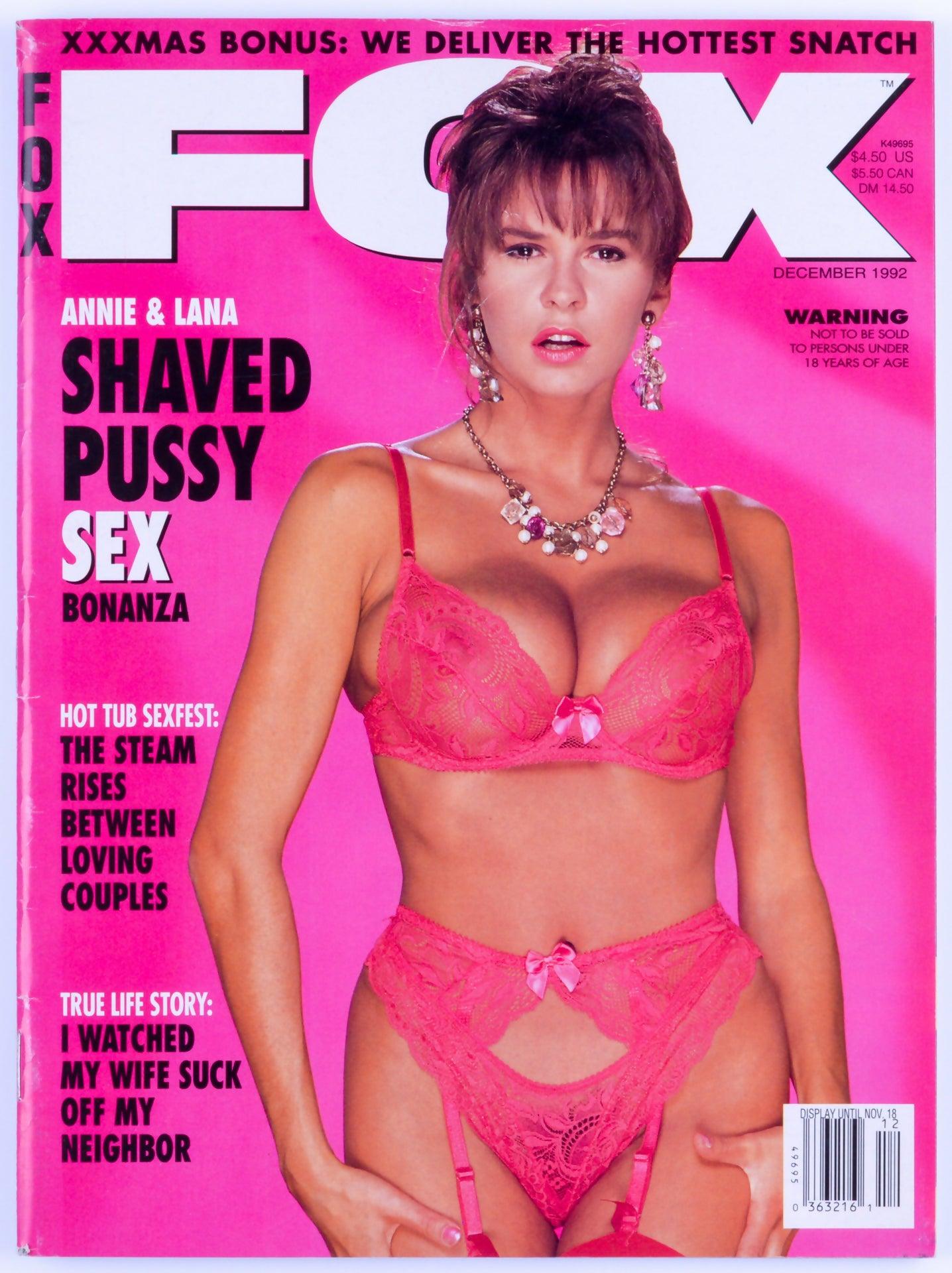 FOX Vintage Softcore Adult Magazine Vol. 11 No. 7 December 1992 - Melanie Moore *Good* - XXX Marketplace