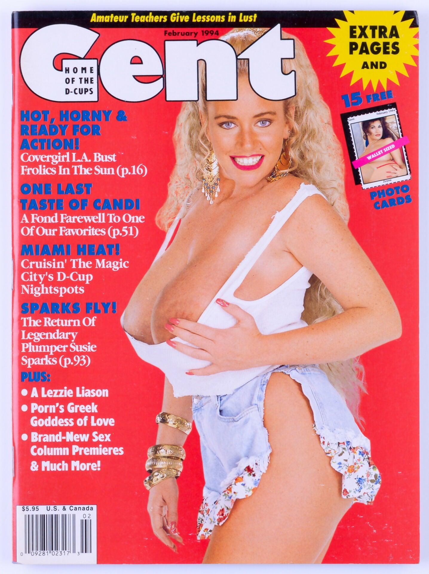 GENT Softcore Adult Big Tits Magazine Vol. 35 No. 2 February 1994 - L.A. Bust, Candi Cummings, Zornya, Susie Spraks - XXX Marketplace