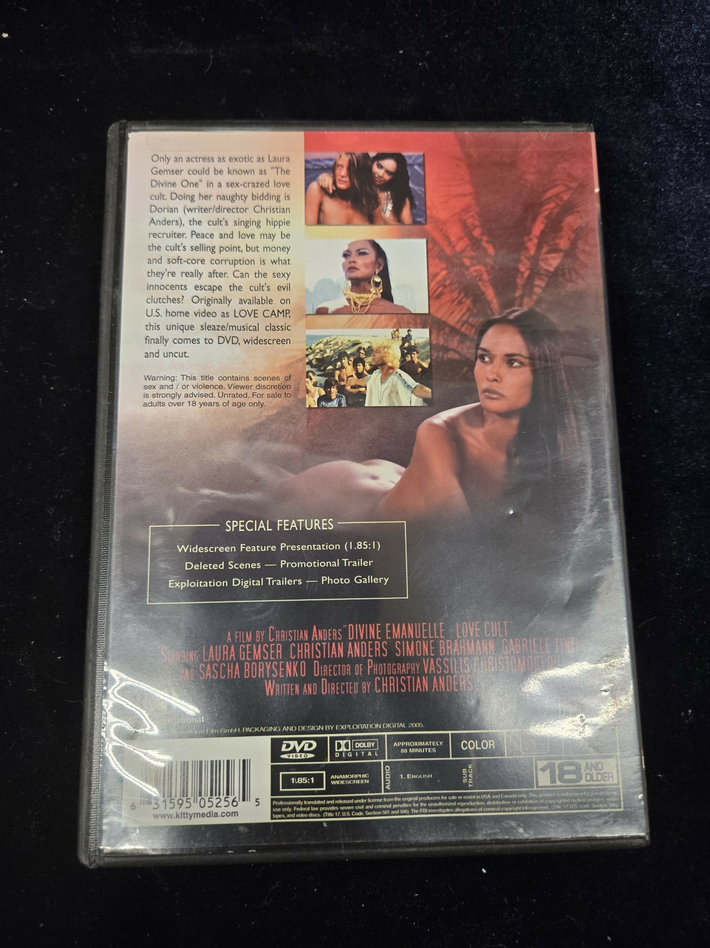 Laura Gemser Divine Emanuelle Love Cult DVD