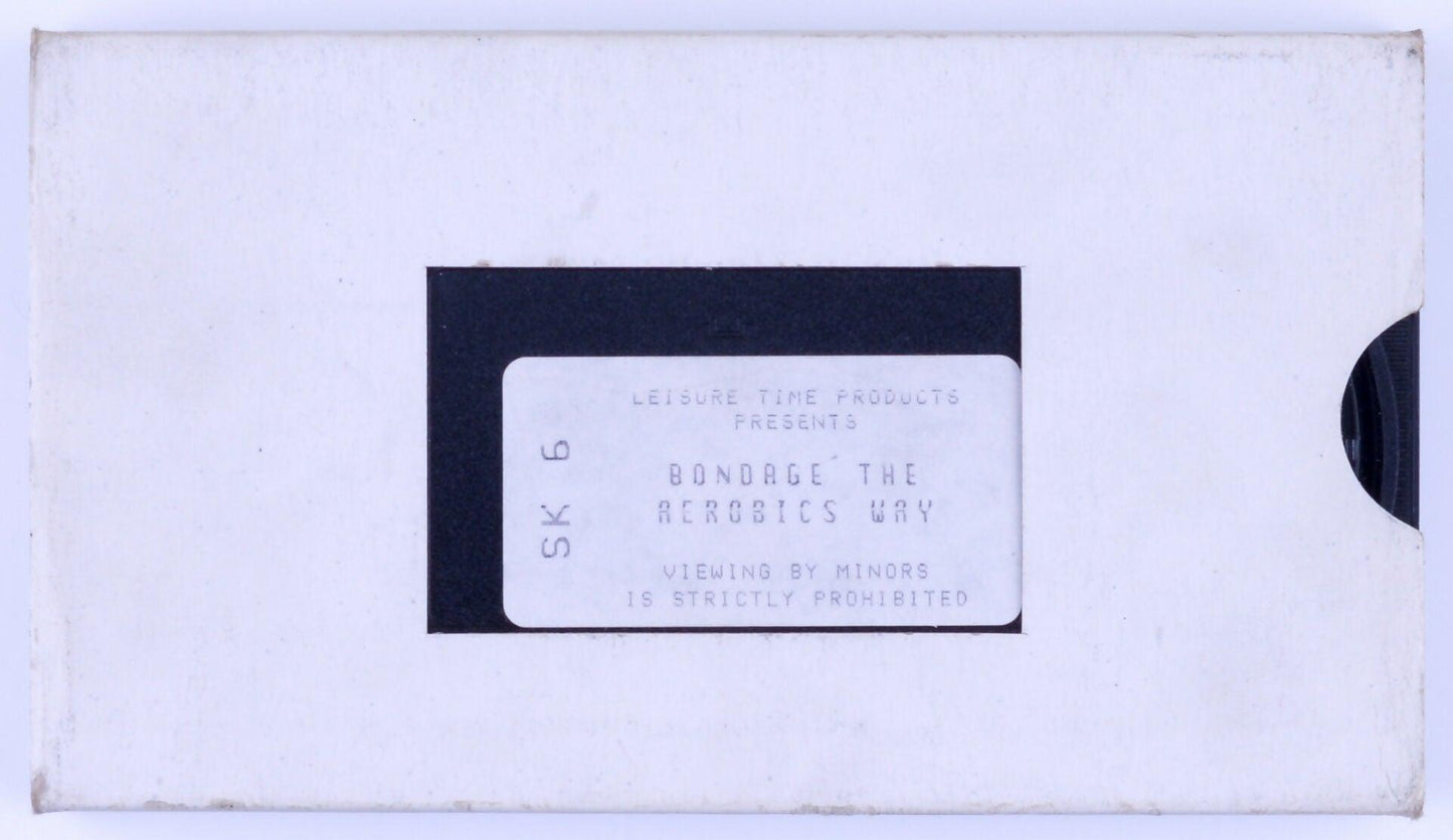 *Rare* LEISURE TIME PRODUCTS PRESENTS BONDAGE THE AEROBICS WAY VHS Tape Unknown Production Date - XXX Marketplace