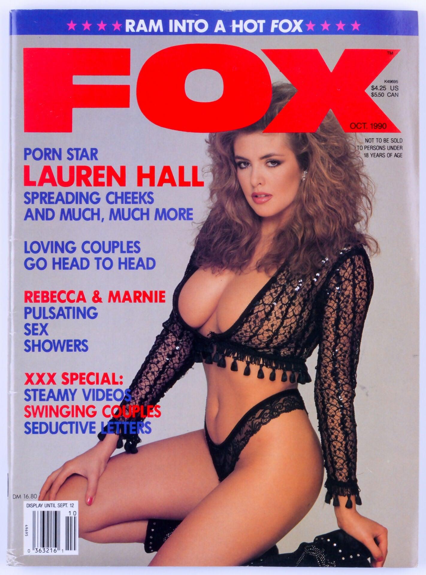 FOX Softcore Adult Magazine Vol. 8 No. 5 October 1990 - Lauren Hall - XXX Marketplace