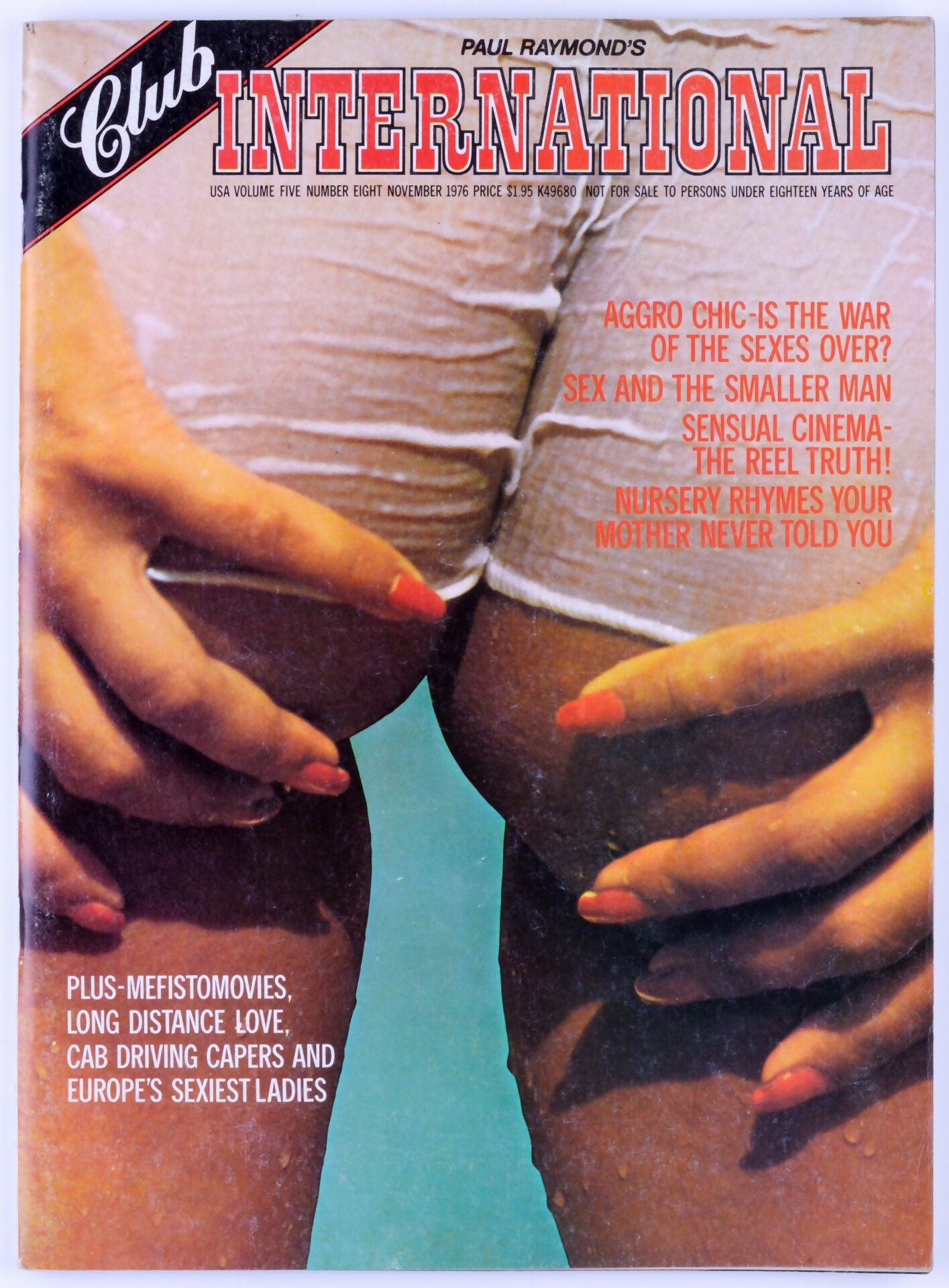 CLUB INTERNATIONAL Softcore Adult Magazine Vol. 5 No. 8 November 1976 Paul Raymond Publications - XXX Marketplace