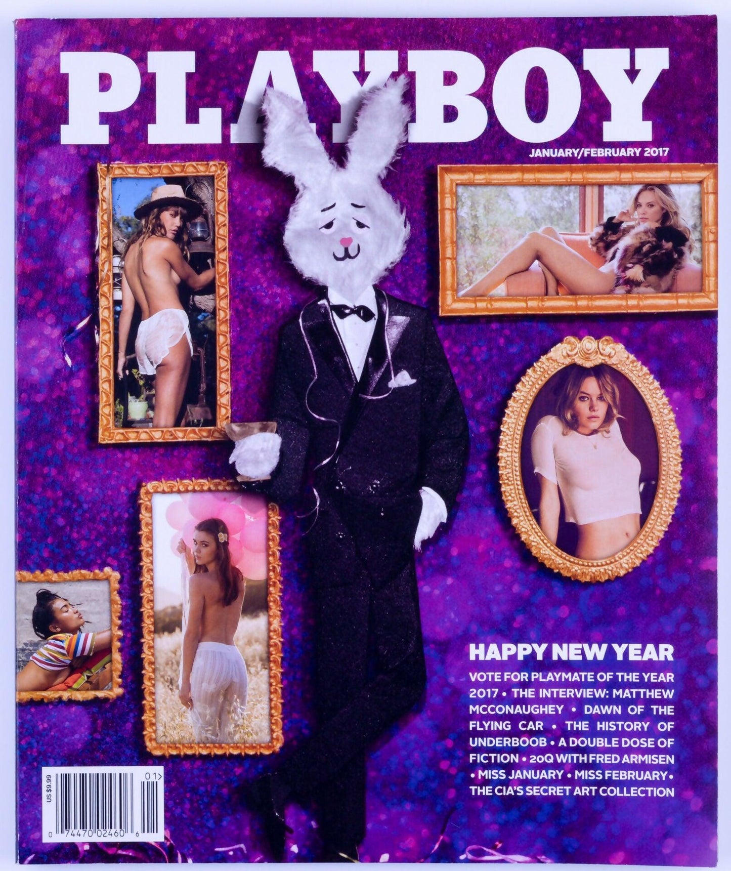 PLAYBOY MAGAZINE January/February 2017 - Bridget Malcom, Joy Corrigan - XXX Marketplace