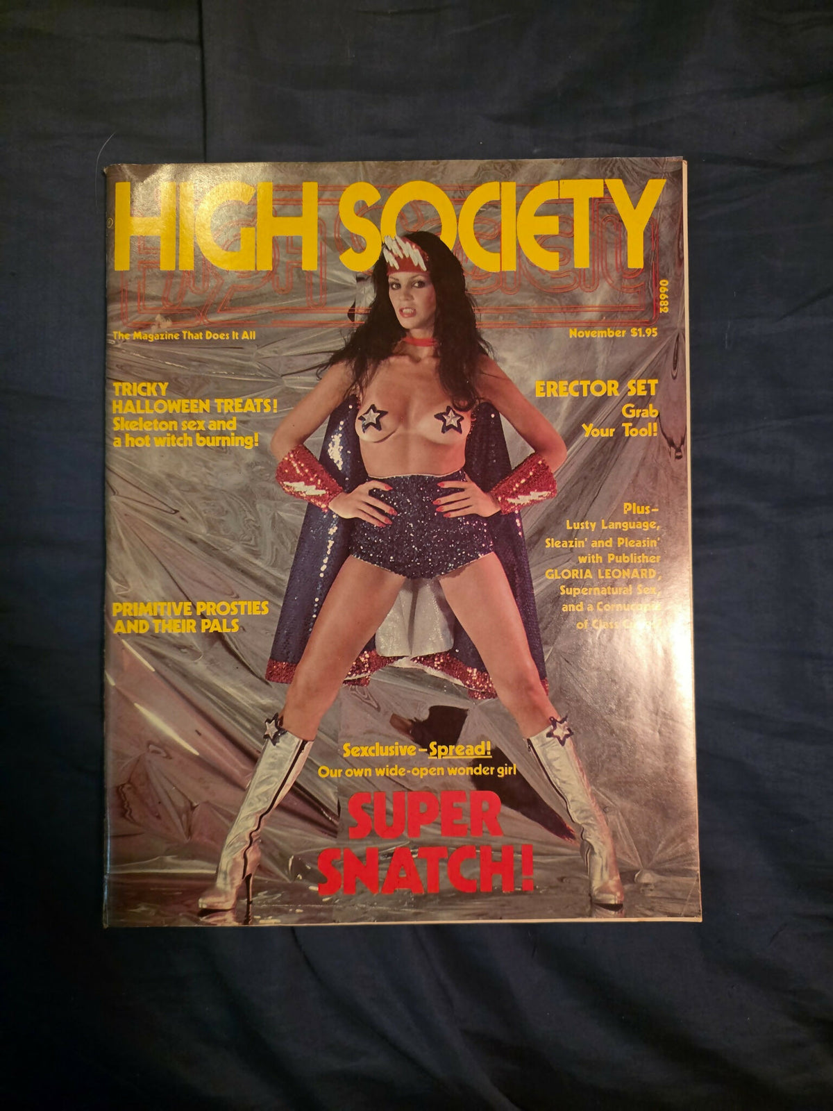 Vintage High Society Magazine November 1977 Vol 2 No 7 Original Issue