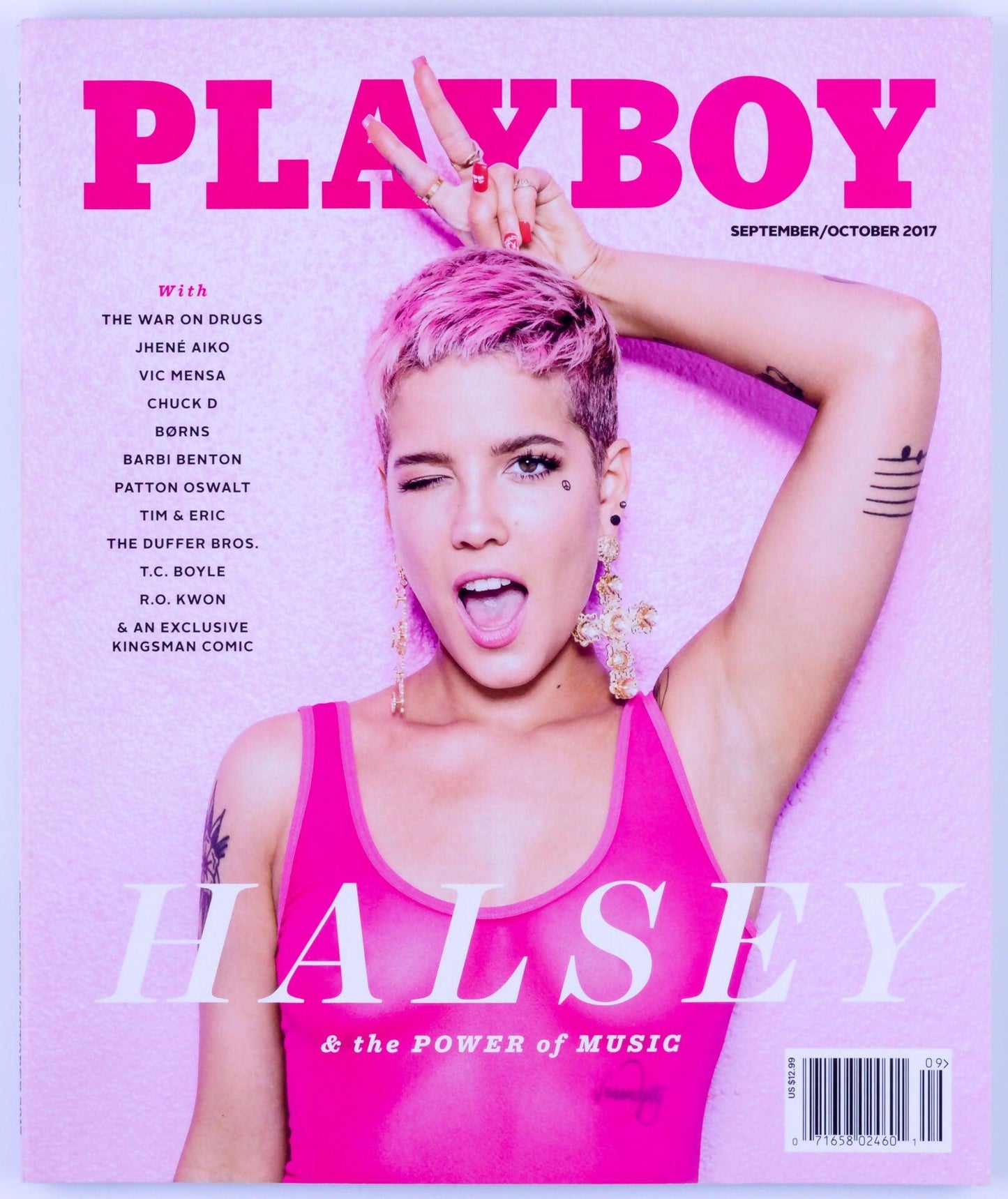PLAYBOY MAGAZINE September/October 2017 Final Issue - Halsey - XXX Marketplace