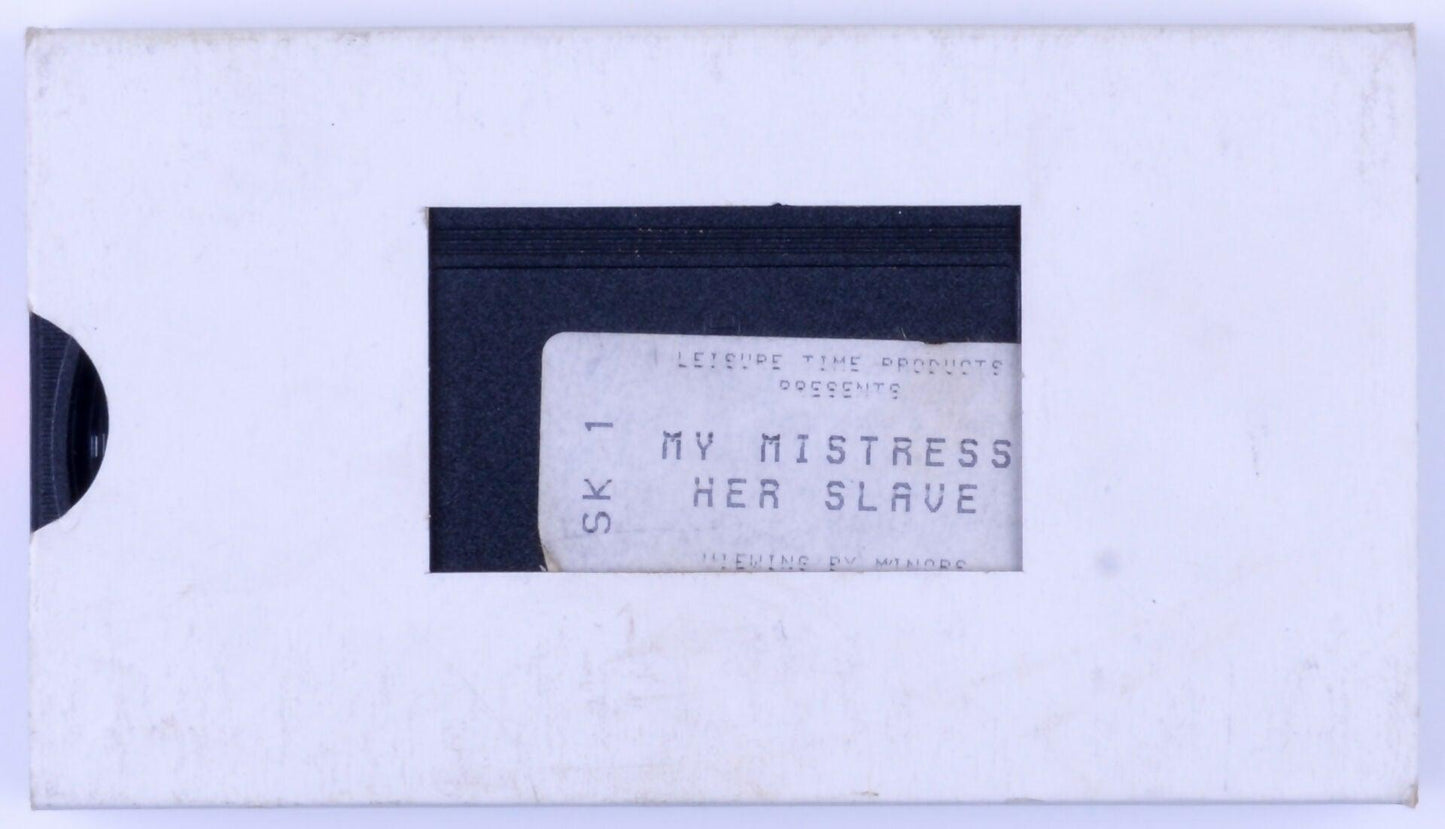 *Rare* MY MISTRESS HER SLAVE Femdom BDSM Adult VHS Tape LEISURE TIME PRODUCTS PRESENTS 1993 57 Min. - Brigitte Aime, Tom Byron, Dusty - XXX Marketplace