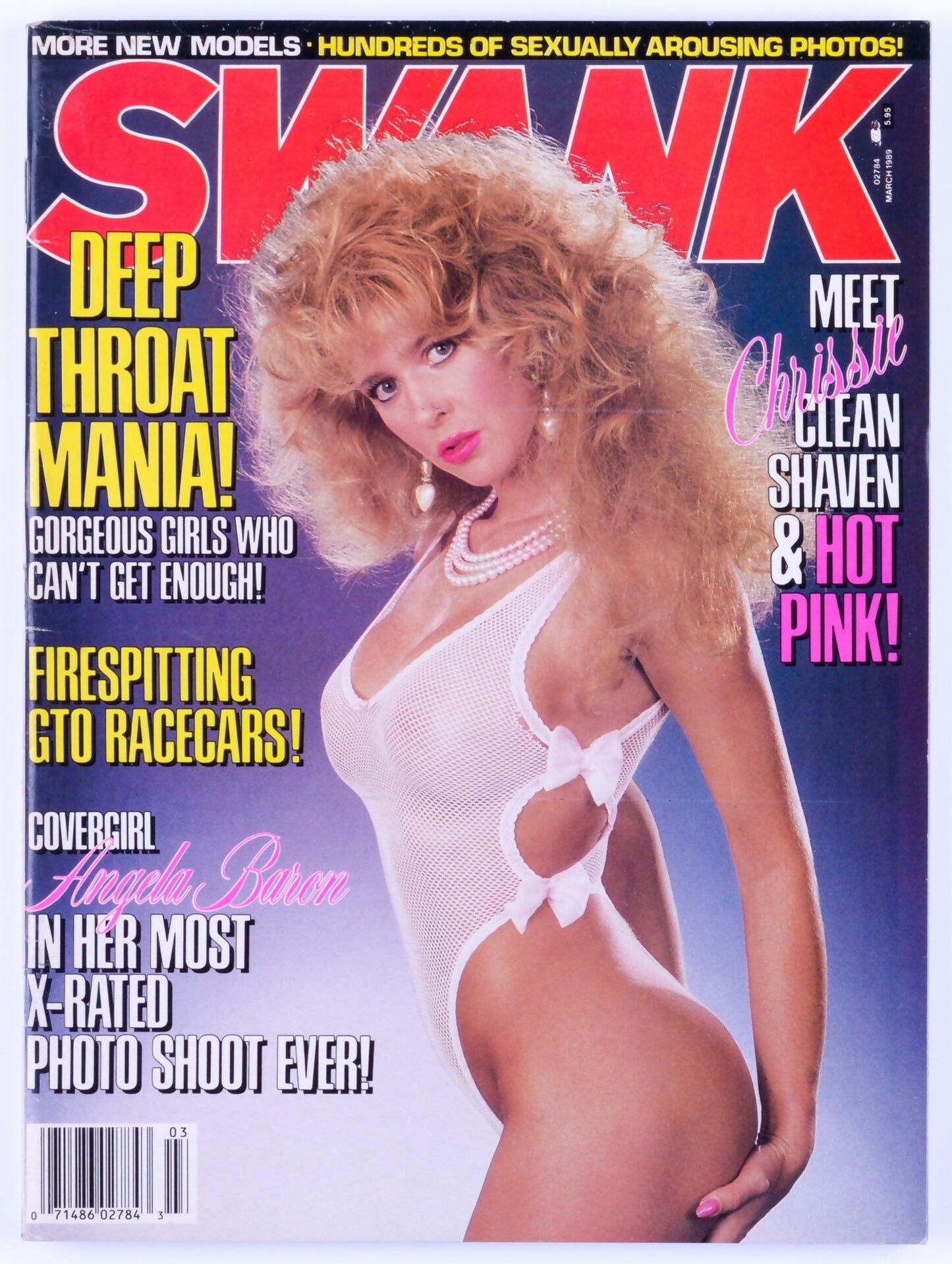 SWANK Vintage Softcore Adult Magazine Vol. 36 No. 3 March 1989 Features Angela Baron - XXX Marketplace