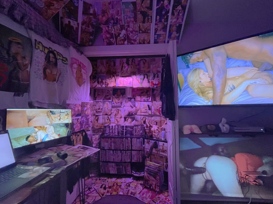 How to Create a Goon Cave with Physical Media: A Tactile Temple of Lust