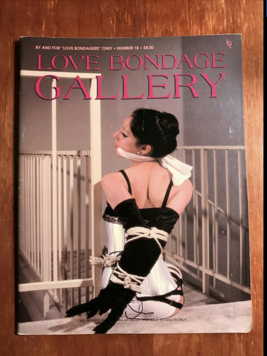 LOVE BONDAGE GALLERY #18, 1992, LDL Harmony Female Bondage Magazine