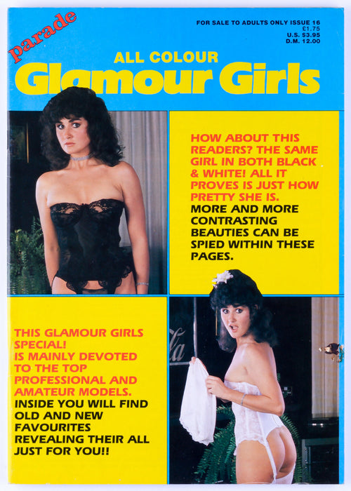 Parade Glamour Girls Issue 16 Vintage Softcore UK Adult Magazine Unknown Publication Date