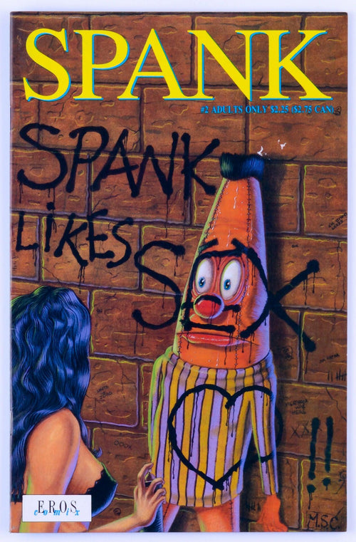 SPANK #2 April 1991 By M. Scott Campbell EROS Comix Adult Comic Book