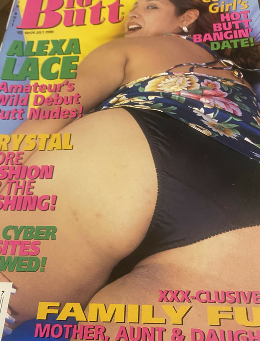 Big Butt Adult Magazine July 2000