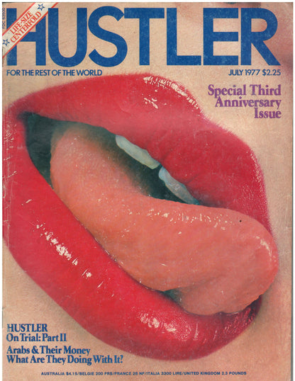 1977 Vintage Hustler Magazine