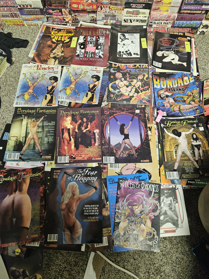 VERY RARE BDSM Comic/Magazine/VHS lot