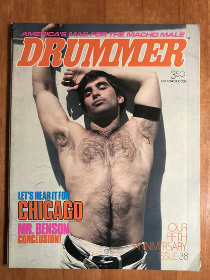 Drummer #38 Gay Men's Leather Magazine 1978 Macho Male