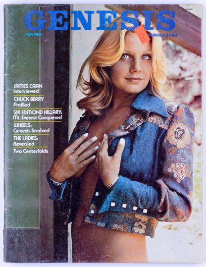 GENESIS Softcore Adult Magazine Vol. 1 No. 4 November 1973 - 2 Posters, Cynthia Bennett, Els Vanderhaven, Linda Neal - XXX Marketplace