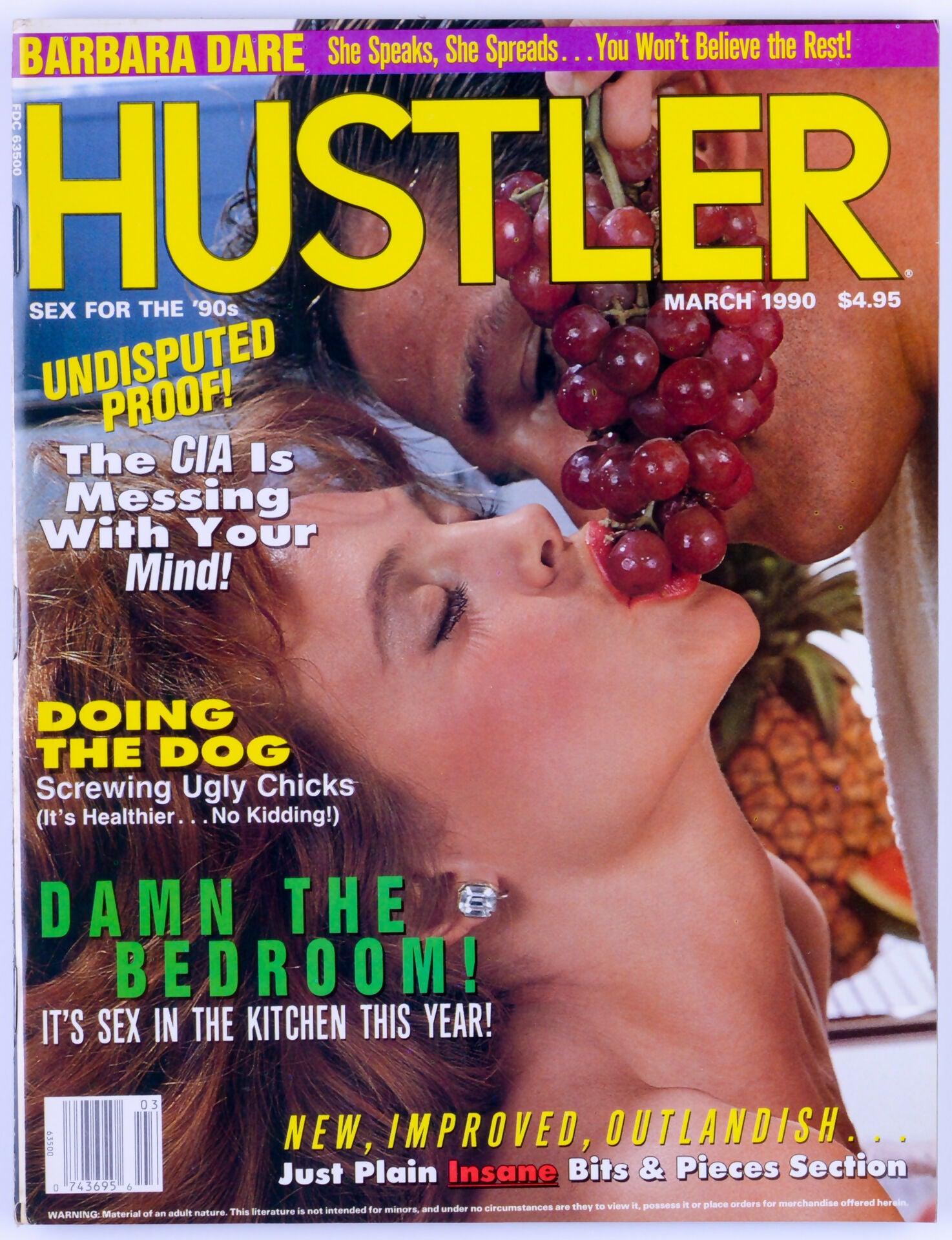 HUSTLER Vintage Softcore Adult Magazine Vol. 16 No. 9 March 1990 - Barabara Dare - XXX Marketplace