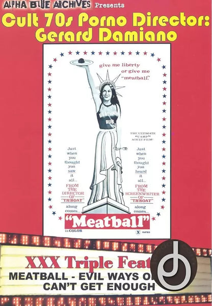 Cult 70s Porno Director: Gerard Damiano XXX Triple Feature Alpha Blue Archives DVD