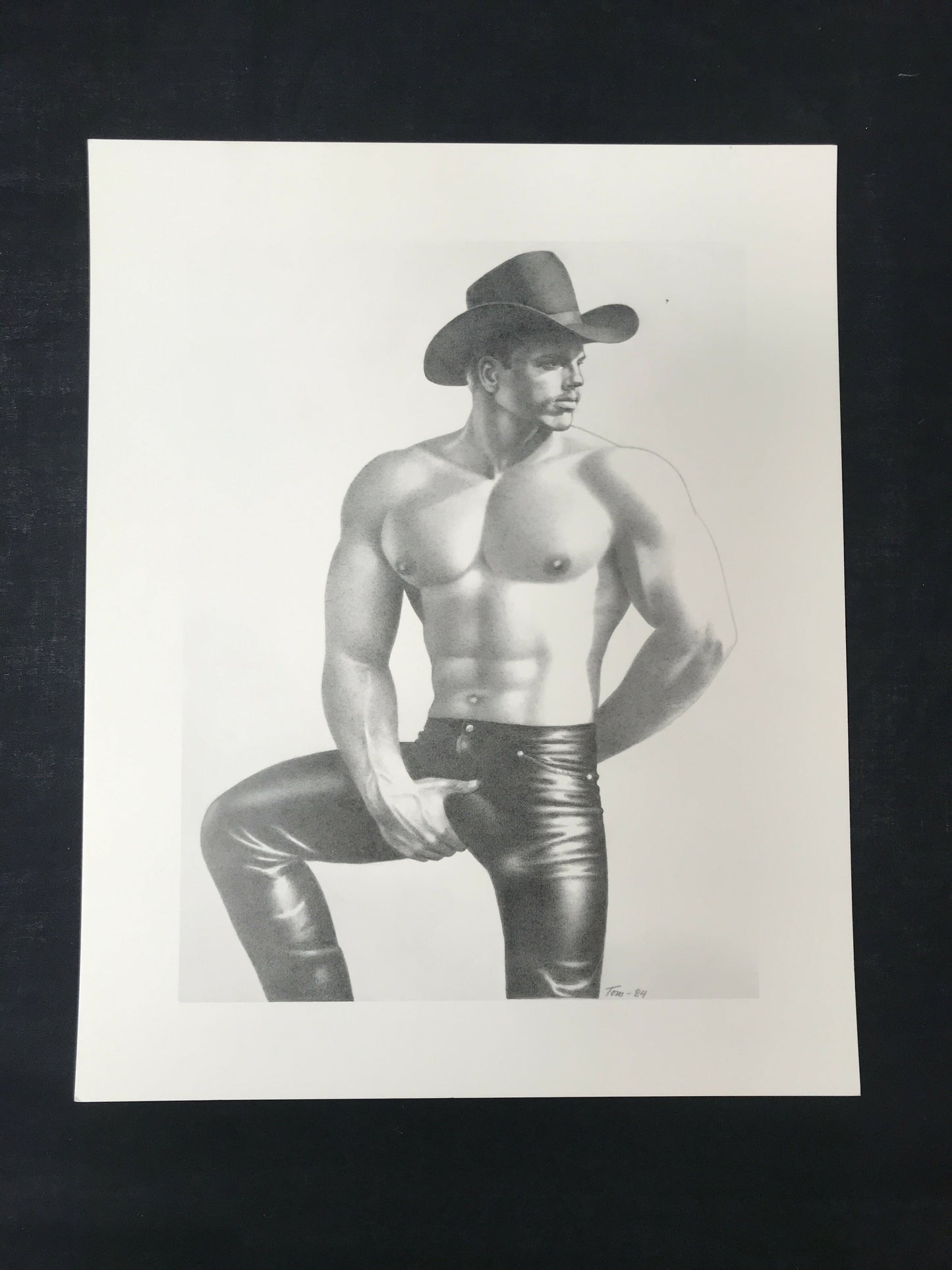 Tom of Finland 8 x 10 Print from the "California '84" Series Muscle Bear Daddy