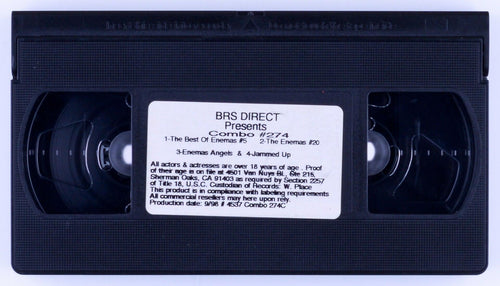 BRS DIRECT Presents Combo #274 Enema VHS Tape 1998