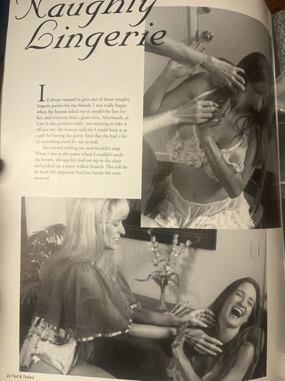 Tied and Tickle Vol. 3 No. 1 Vintage Bondage Tickle Magazine Brand Name