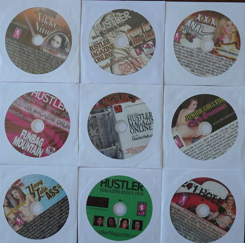 Lot of 9 XXX Hustler Supplemental DVDs - Mid 2000s - #4